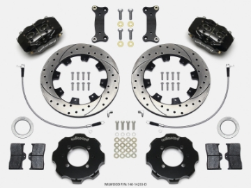 Picture of Wilwood Forged Dynalite Front Hat Kit 12-19in Drilled 2016-Up Mazda MX5 Miata w- Lines