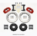 Picture of Wilwood Narrow Superlite 6R Front Hat Kit 13-06 Red 63-87 C10 w- Wilwood Pro Spindles