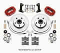 Picture of Wilwood Forged Dynalite-M Front Kit 11-00in 1 PC Rotor&Hub Red 67-69 Camaro 64-72 Nova Chevelle
