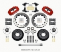 Picture of Wilwood Narrow Superlite 6R Front Hub Kit 12-88in Drill Red 82-92 Camaro--Firebird