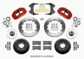Picture of Wilwood Narrow Superlite 6R Front Hub Kit 12-88in Red WWE ProSpindle 5x4-75in 5x5-00in Hub