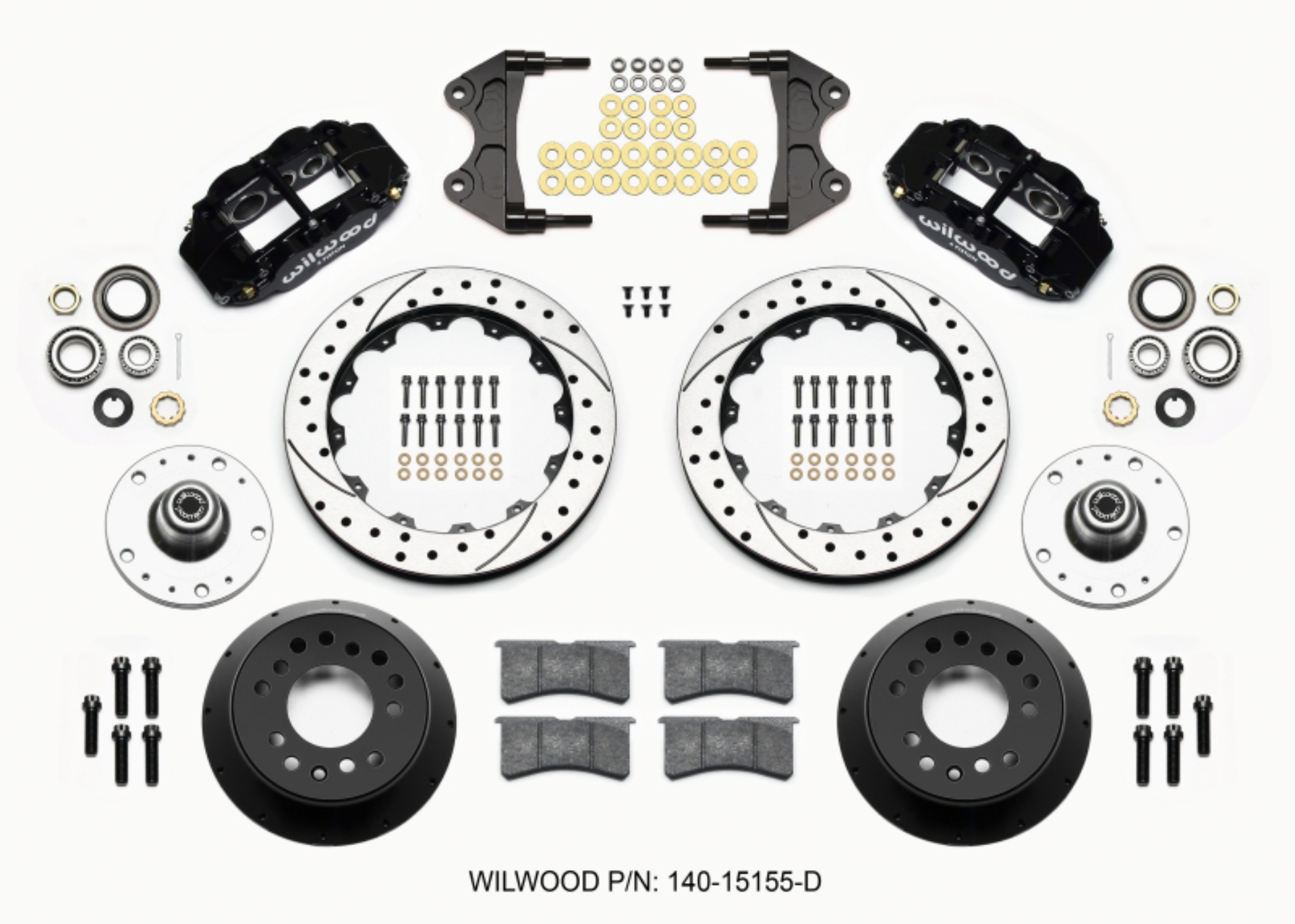 Picture of Wilwood Narrow Superlite 6R Front Hub Kit 12-88in Drilled WWE ProSpindle 5x4-75in 5x5-00in Hub