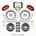 Picture of Wilwood Narrow Superlite 4R Rear Kit 14-00in Drilled Red 2007-up Jeep JK w-Lines