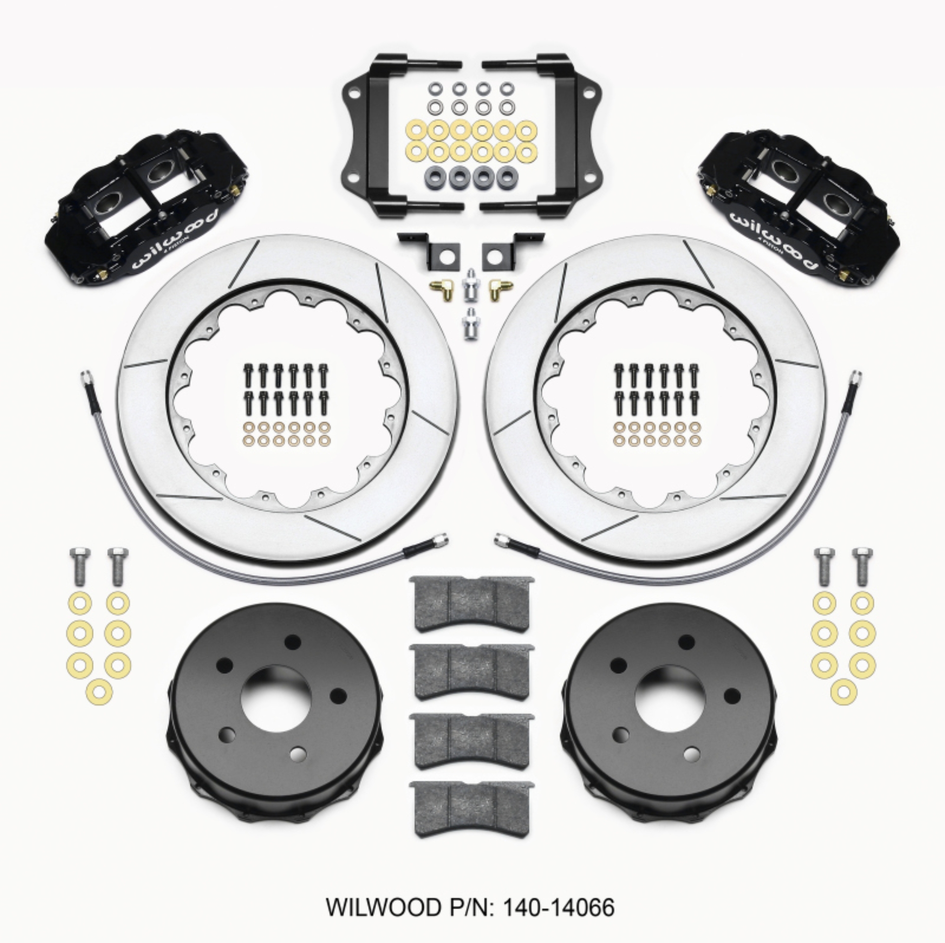 Picture of Wilwood Narrow Superlite 4R Rear Kit 14-00in 2007-up Jeep JK w-Lines