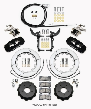 Picture of Wilwood AERO4 - MC4 Rear Kit 14-00 2015-Up Mustang w-Lines & Cables