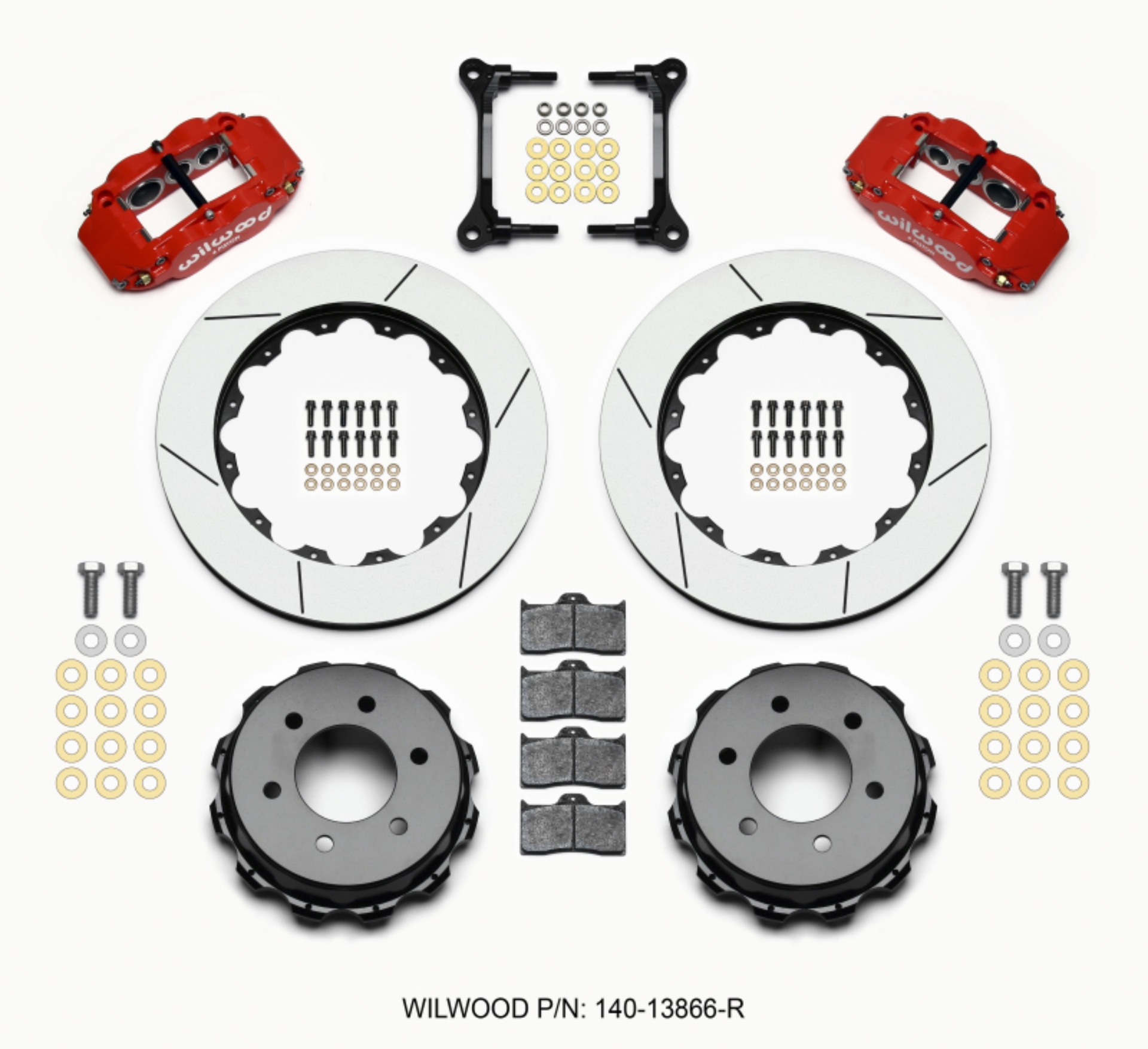 Picture of Wilwood Narrow Superlite 4R RearTruck Kit 14-25in Red 2012-Up Ford F150 6 lug
