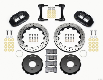 Picture of Wilwood Narrow Superlite 4R Front Hat Kit 12-88in Drill 2007-Up Jeep Wrangler