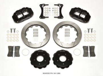 Picture of Wilwood Narrow Superlite 4R Front Hat Kit 12-88in 2007-Up Jeep Wrangler