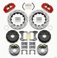 Picture of Wilwood Narrow Superlite 4R Rear P-Brk Kit 14-00in Drilled Red Big Ford 2-38in Off Bronco 5 x 5-50