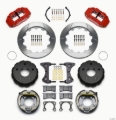 Picture of Wilwood Narrow Superlite 4R Rear P-Brk Kit 12-88in Red Big Ford New 2-38in Off Bronco 5 x 5-50