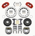 Picture of Wilwood Narrow Superlite 4R Rear P-Brk Kit 12-88in Drilled Red Big Ford 2-38in Off Bronco 5 x 5-50