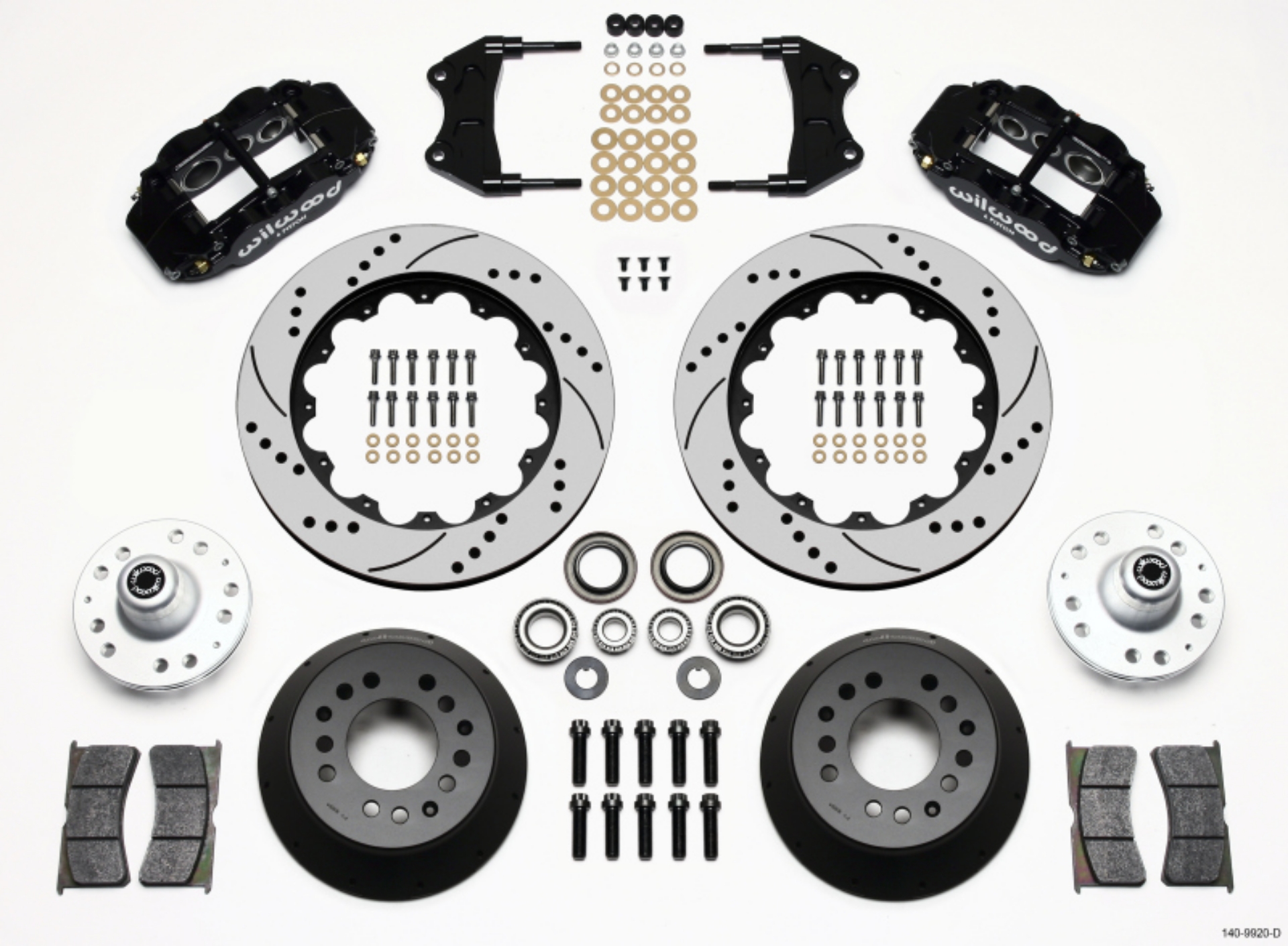 Picture of Wilwood Narrow Superlite 6R Front Hub Kit 14-00in Drilled WWE ProSpindle