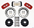 Picture of Wilwood AERO4 RearTruck Kit 14-25in Drill Red 1999-2010 GM 1500-SUV 2 Piston OE Caliper