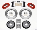 Picture of Wilwood Narrow Superlite 6R Front Hat Kit 14-00in Red 98-02 Camaro-Firebird