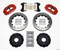 Picture of Wilwood Narrow Superlite 6R Front Hat Kit 13-06in Drilled Red 98-02 Camaro-Firebird