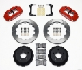 Picture of Wilwood Narrow Superlite 4R Rear Kit 12-88in Red 98-02 Camaro-Firebird