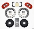 Picture of Wilwood Narrow Superlite 4R Rear Kit 12-88in Drilled Red 98-02 Camaro-Firebird