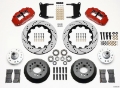 Picture of Wilwood Narrow Superlite 6R Front Hub Kit 14-00in Drill Red 67-69 Camaro 64-72 Nova Chevelle
