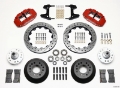 Picture of Wilwood Narrow Superlite 6R Front Hub Kit 12-88in Drill Red 74-80 Pinto-Mustang II Disc Spindle only