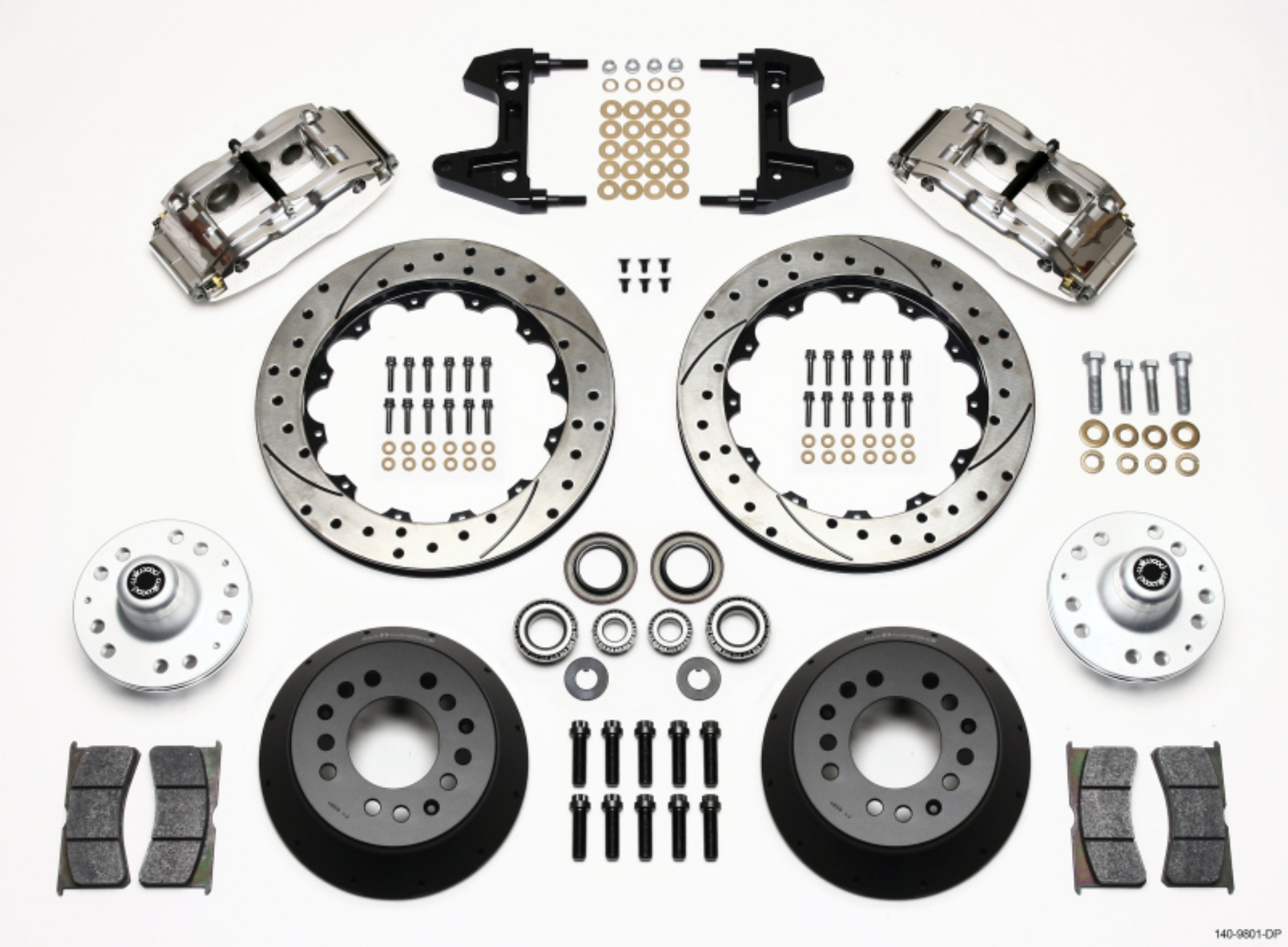Picture of Wilwood Narrow Superlite 6R Front Hub Kit 12-88in Drill Pol 74-80 Pinto-Mustang II Disc Spindle only