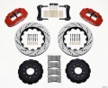 Picture of Wilwood Narrow Superlite 6R Front Hat Kit 14-00in Drilled Red 88-93 Corvette C4