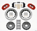 Picture of Wilwood Narrow Superlite 6R Front Hat Kit 14-00in Drilled Red 2004-2006 Pontiac GTO