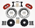 Picture of Wilwood Narrow Superlite 6R Front Hat Kit 14-00in Drilled Red Mitsubishi EVO VIII