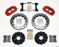 Picture of Wilwood Narrow Superlite 6R Front Hat Kit 13-06in Drilled Red Mitsubishi EVO VIII