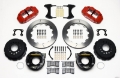 Picture of Wilwood Narrow Superlite 4R Rear P-Brk Kit 12-88in Red Big Ford New Style 2-50in Offset