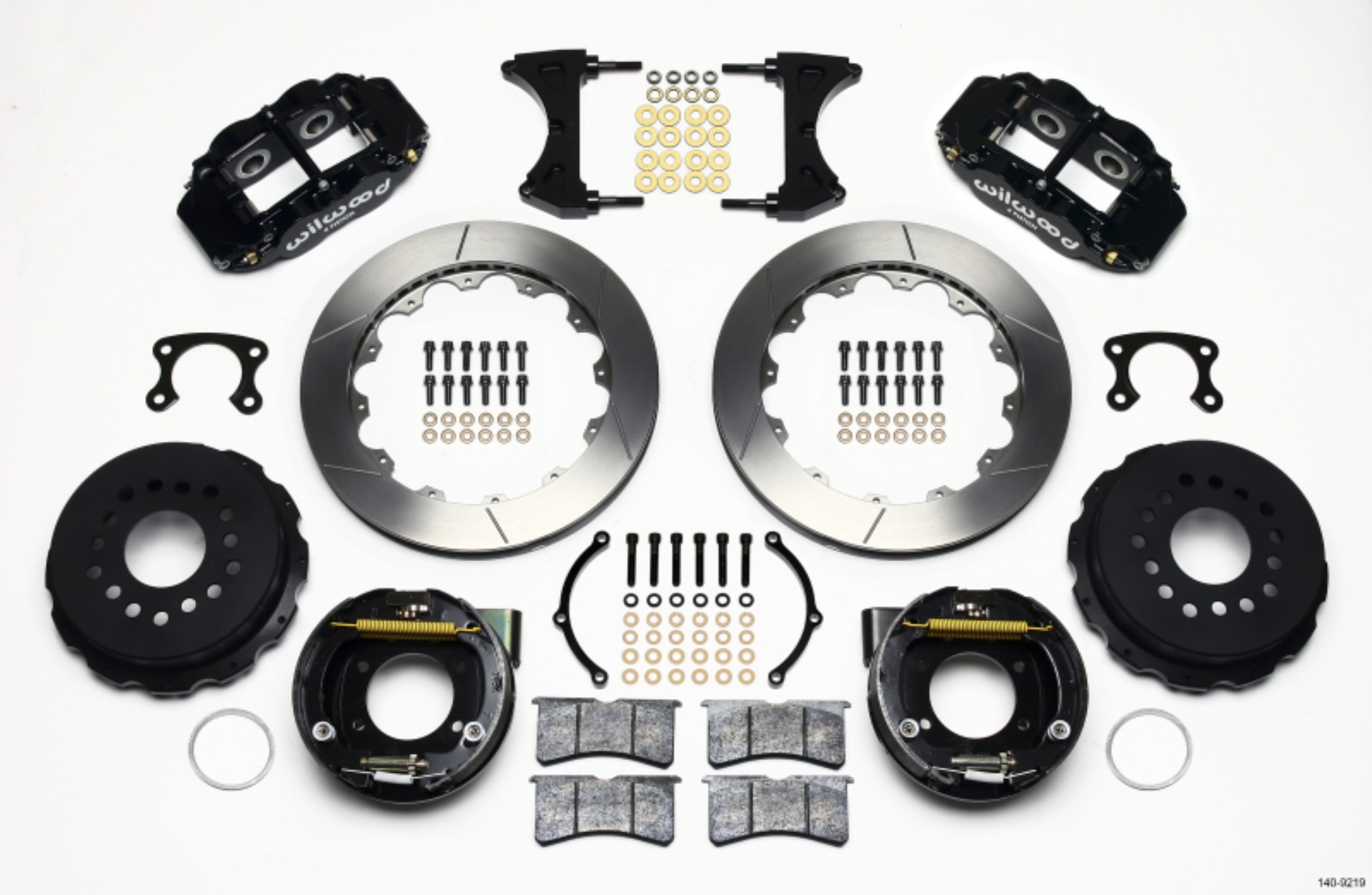Picture of Wilwood Narrow Superlite 4R Rear P-Brk Kit 12-88in Big Ford New Style 2-50in Offset