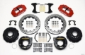 Picture of Wilwood Narrow Superlite 4R Rear P-Brk Kit 12-88in Drilled Red Big Ford New Style 2-36in Offset
