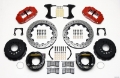 Picture of Wilwood Narrow Superlite 4R Rear P-Brk Kit 12-88in Drilled Red Chevy 12 Bolt-Spec 3-15in Brng