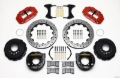 Picture of Wilwood Narrow Superlite 4R Rear P-Brk Kit 12-88in Drilled Red Chevy 12 Bolt w- C-Clips