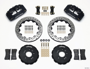 Picture of Wilwood FSLI4 Front Hat Kit 13-00in Drilled Nissan 240SX
