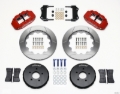 Picture of Wilwood Narrow Superlite 6R Front Hat Kit 14-00in Red Nissan 350Z-Fiti G35