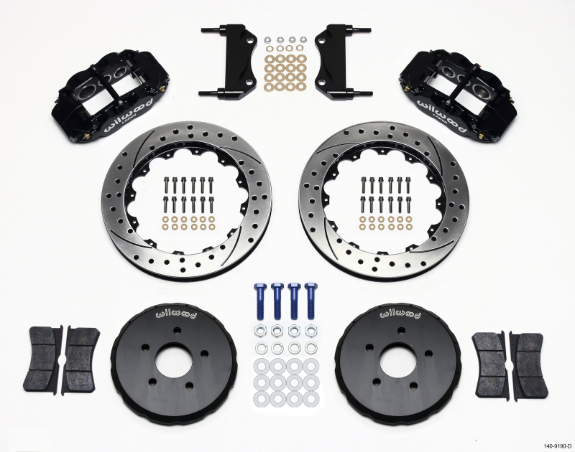 Picture of Wilwood Narrow Superlite 6R Front Hat Kit 13-06in Drilled Nissan 350Z-Fiti G35