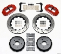 Picture of Wilwood Narrow Superlite 4R Rear Kit 14-00in Drill Red 97-04 Corvette C5-Z06 05-13 C6