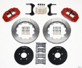 Picture of Wilwood Narrow Superlite 6R Front Hat Kit 14-00in Red 1994-2004 Mustang