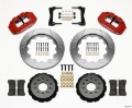 Picture of Wilwood Narrow Superlite 6R Front Hat Kit 14-00in Red 2005-2014 Mustang