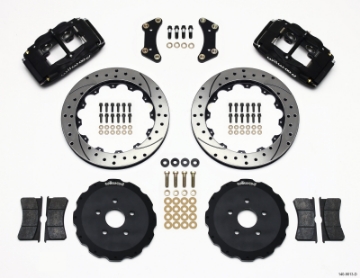 Picture of Wilwood FSLI4 Front Hat Kit 13-00in Drilled 2004-05 Scion tC