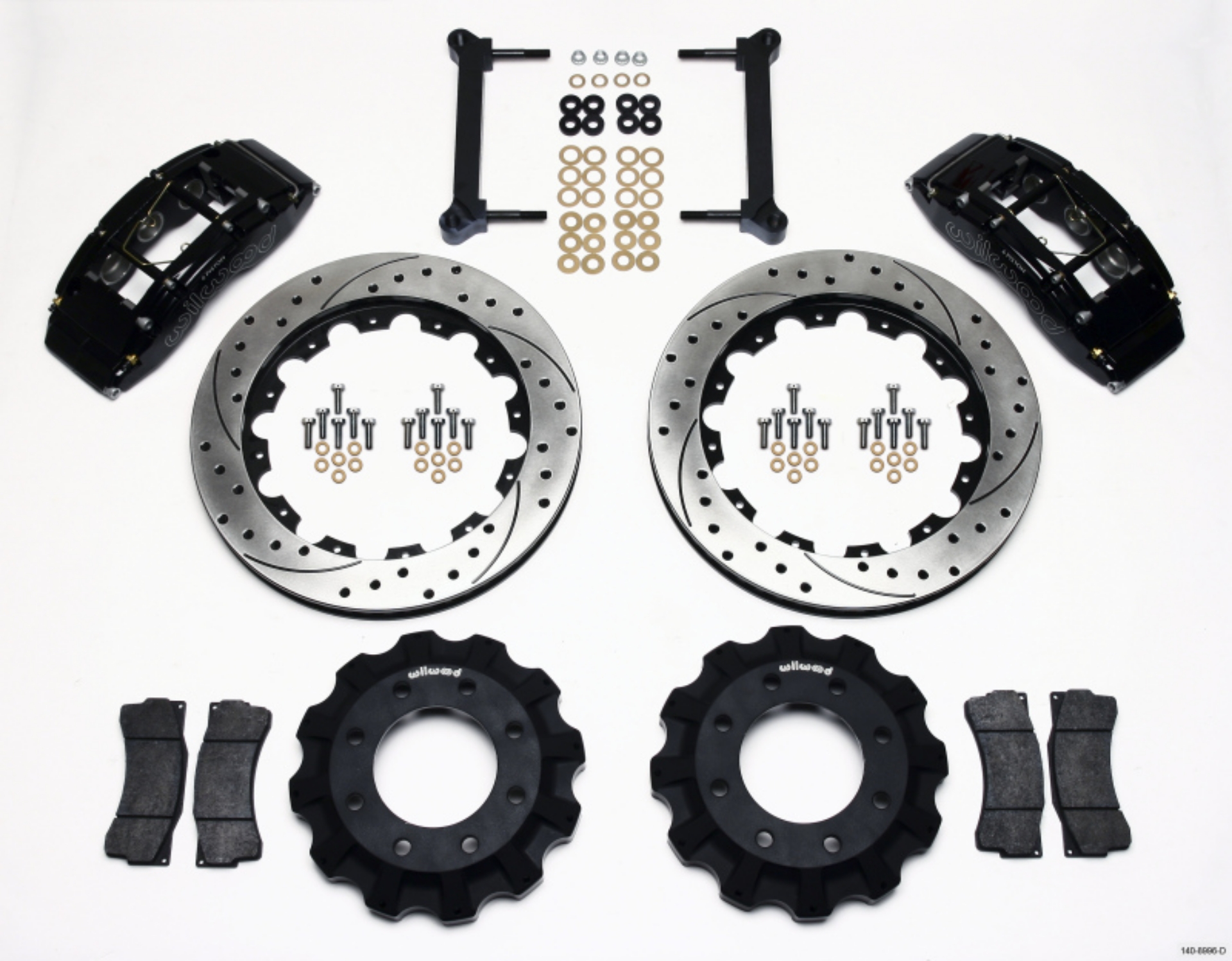 Picture of Wilwood TC6R Front Kit 16-00in Drilled 1999-2010 GM H2 Truck-SUV 2500