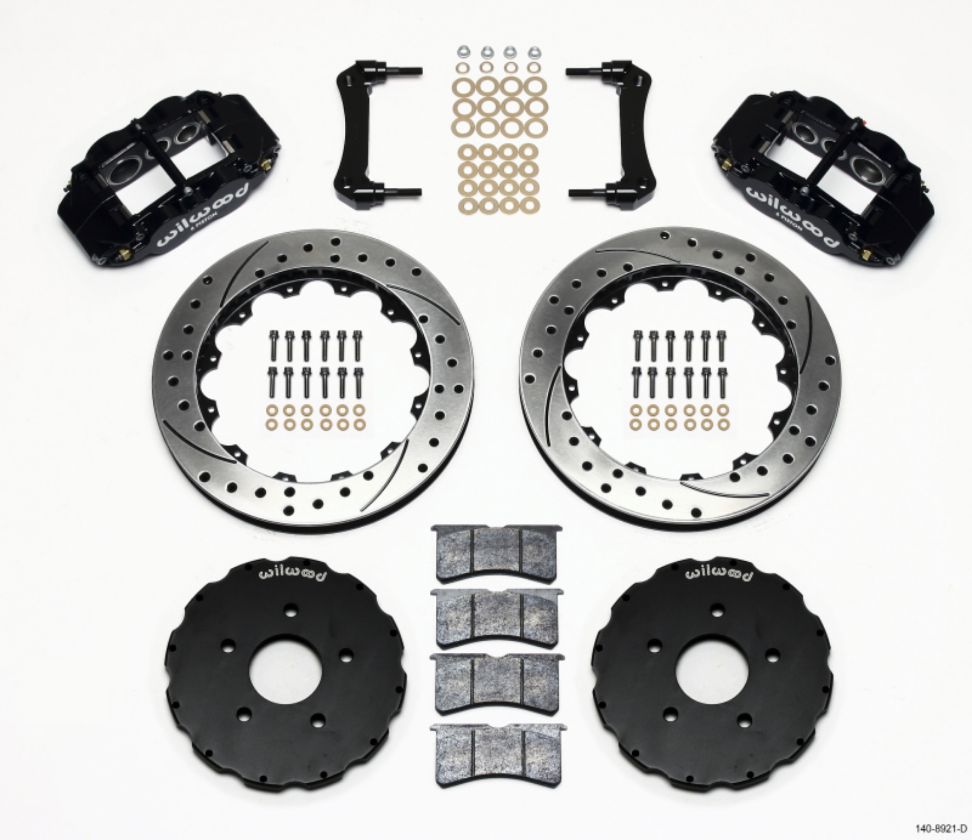 Picture of Wilwood Narrow Superlite 6R Front Hat Kit 13-06in Drilled 2005-up Corvette C6
