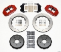 Picture of Wilwood Narrow Superlite 6R Front Hat Kit 13-06in Red 2004-2006 Pontiac GTO