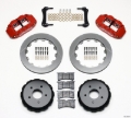 Picture of Wilwood Narrow Superlite 4R Rear Kit 12-88in Red 97-04 Corvette C5-Z06