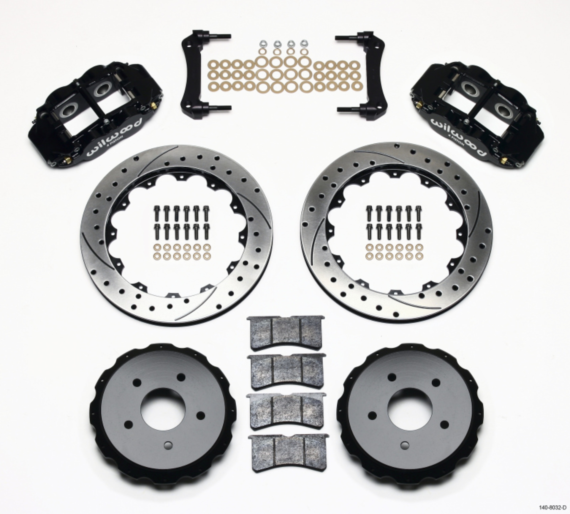 Picture of Wilwood Narrow Superlite 4R Rear Kit 12-88in Drilled 97-04 Corvette C5-Z06