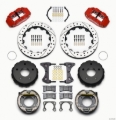 Picture of Wilwood Narrow Superlite 4R Rear P-Brk Kit 12-88in Drilled Red Big Ford 2-00in Off Bronco 5 x 5-50