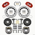 Picture of Wilwood Narrow Superlite 4R Rear P-Brk Kit 14-00in Drill Red Big Ford 2-00in Off Bronco 5 x 5-50