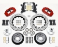 Picture of Wilwood Narrow Superlite 6R Front Hub Kit 14-00in Drill Red 60-68 Ford - Mercury Full Size - Galaxie
