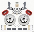 Picture of Wilwood Forged Dynalite-M Front Kit 11-30in 1 PC Rotor&Hub Red 60-68 Ford - Mercury Full Size