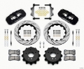 Picture of Wilwood AERO4 Rear Kit 14-00 Drilled 2007-2011 BMW E90 Series w-Lines